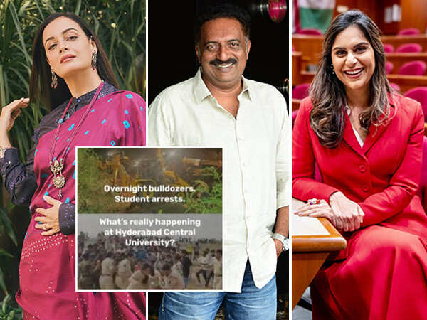 Samantha Dia Mirza and more join HCU students raising concern over green cover