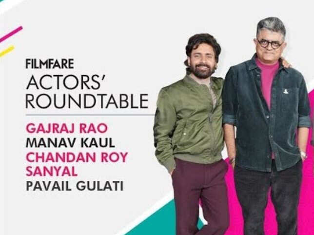 Gajraj Rao Manav Kaul Chandan Roy Sanyal and Pavail Gulati In Filmfare OTT Actors Roundtable