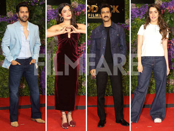 Pics: Rashmika Mandanna Shraddha Kapoor and more attend Maddocks bash