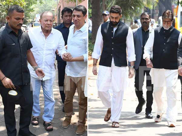 Pics : Celebs Pay Their Last Respects To Late Manoj Kumar 