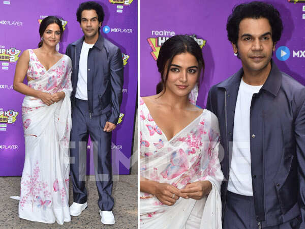 Pics: Bhool Chuk Maaf Co-Stars Rajkummar Rao And Wamiqa Gabbi Get Clicked At A Shoot