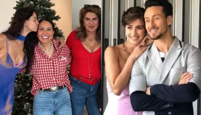 Disha Patani Was At Ex-Boyfriend, Tiger Shroff’s Home For Christmas, But He Was Missing From Bash