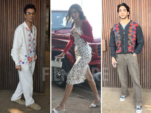Photos: Karan Johar Vedang Raina Khushi Kapoor and More Celebrate Christmas With Zoya Akhtar