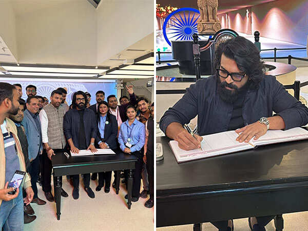 Ram Charan Visits Pradhanmantri Sangrahalaya Museum in Delhi