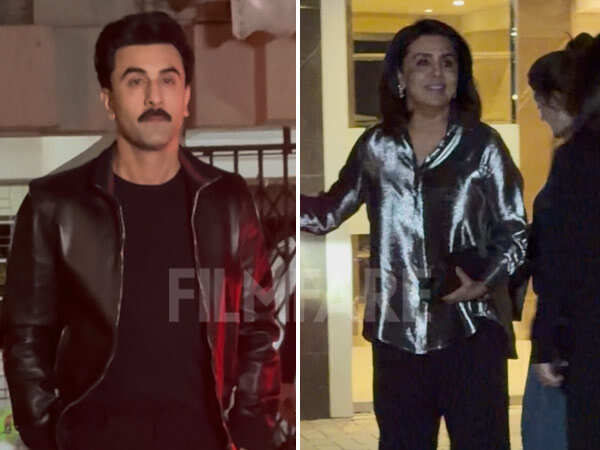 Pics: Ranbir Kapoor Neetu Kapoor and More Arrive for Christmas Celebration at Soni Razdans Residence