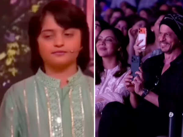 Watch: Shah Rukh Khan Films AbRamâs Annual Day Performance As Suhana Khan Cheers Him on