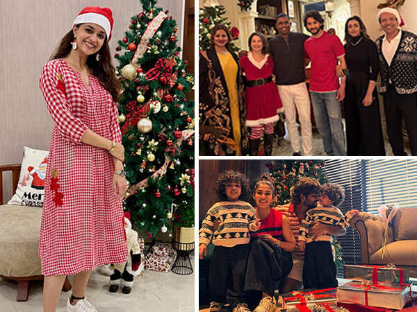 Nayanthara Mahesh Babu Keerthy Suresh and Other Stars Celebrate Christmas