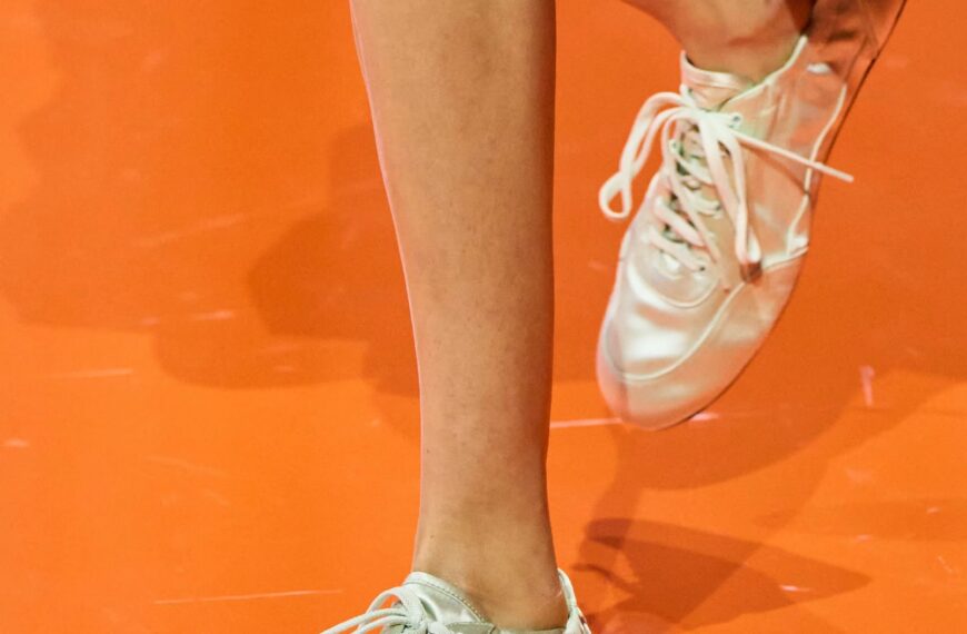Are satin sneakers fashion’s next ballet flats?