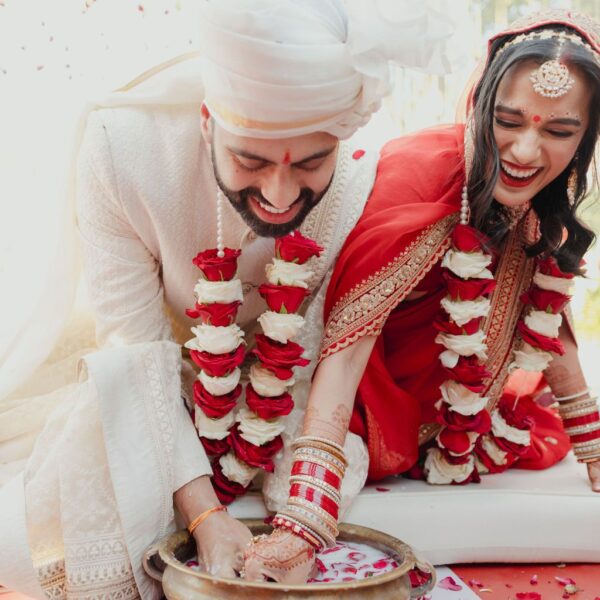 This wedding in Rajasthan blended Bengali and Punjabi&hellip;
