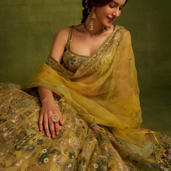 Shanaya Kapoor’s Anita Dongre lehenga is brought to&hellip;