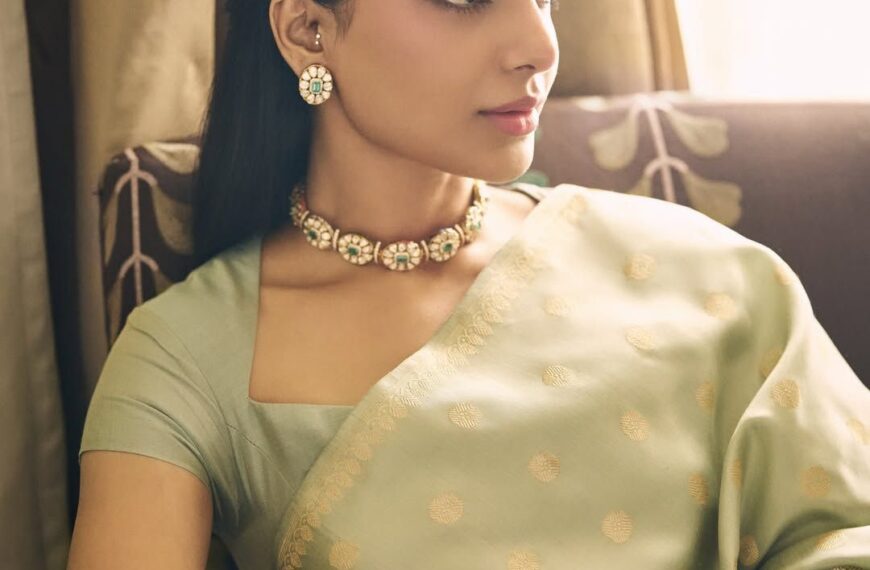 Samantha Ruth Prabhu’s pistachio Banarasi&hellip;