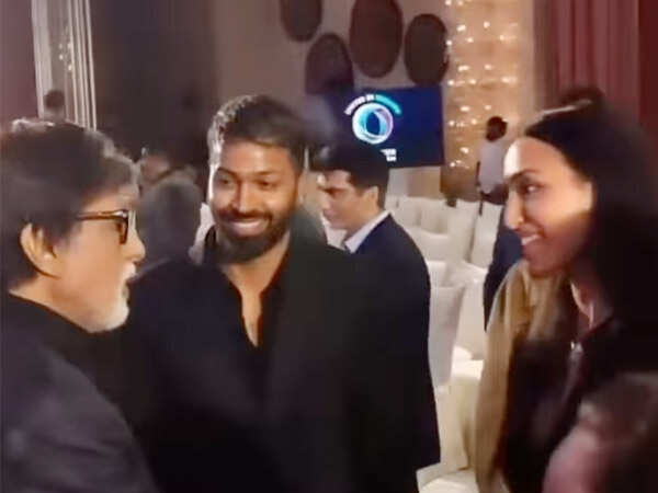 VIRAL VIDEO: Hardik Pandya Introduces Girlfriend Mahieka Sharma to Amitabh Bachchan