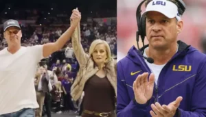 LSU’s Lane Kiffin Holds Hands With Kim Mulkey&hellip;