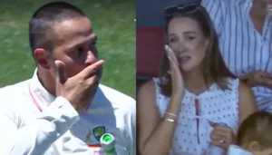 Australian Cricketer Usman Khawaja Becomes Emotional Seeing Wife&hellip;