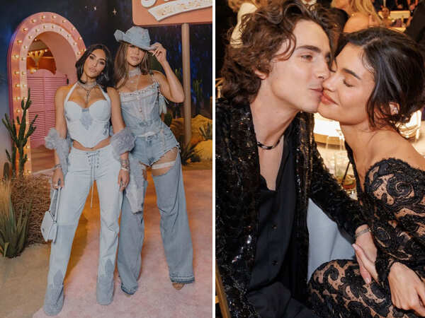 Kim and Khloe Kardashian on Kylie Jenner and Timothée Chalametâs best night out