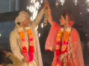 Nupur Sanon and Stebin Benâs Varmala Video Creates&hellip;