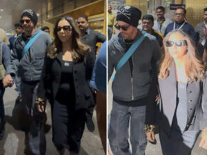 Shah Rukh Khan returns to Mumbai with Gauri&hellip;