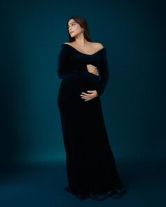 Sonam Kapoor’s velvet Alaïa gown curves wide across&hellip;