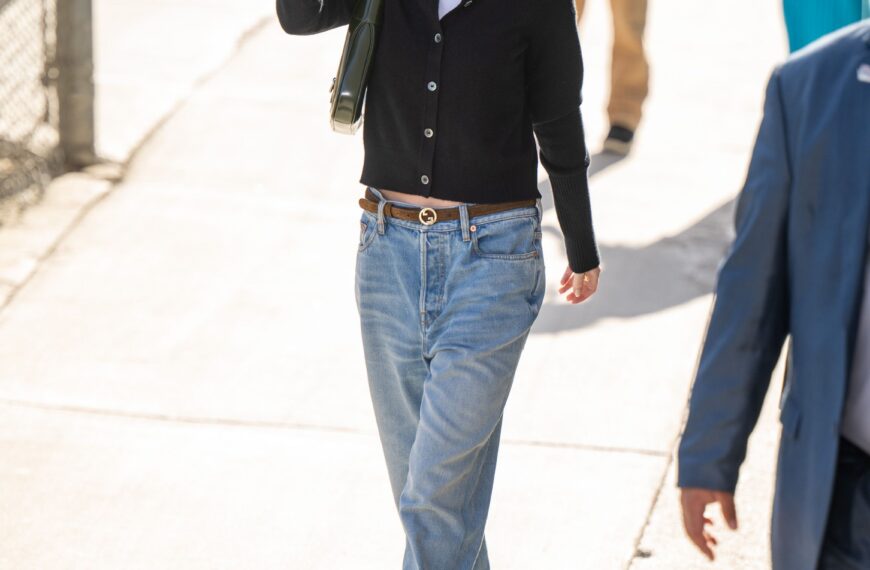 The “baggy skinny” is the…