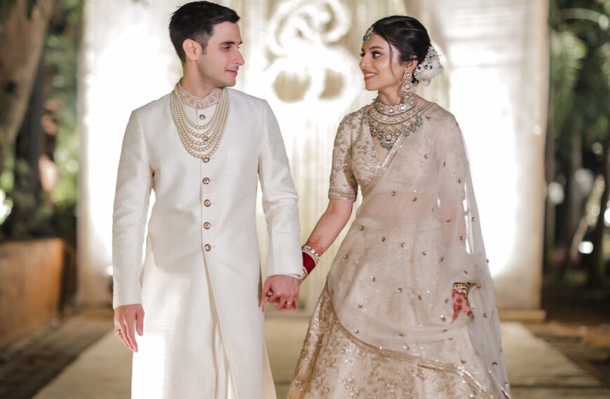 This couple’s wedding brought together…