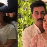 Ranbir Kapoor Holds Raha As She Looks Pretty In Pink Lehenga, Alia Stuns In White For Wedding