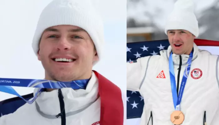 2026 Winter Olympics, Snowboarder Jake Canter Wins Bronze…