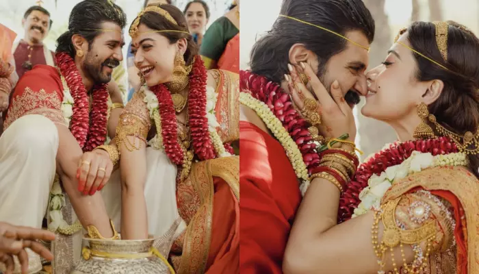 Rashmika Mandanna Gets Teary-Eyed As Her Husband, Vijay Deverakonda Ties A Unique Mangalsutra