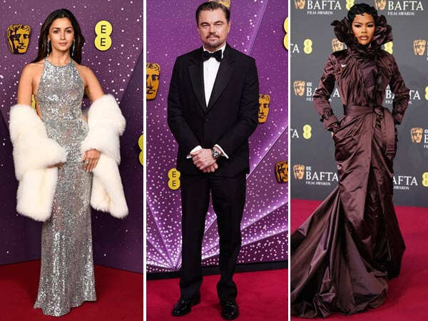 BAFTA Awards 2026: Leonardo DiCaprio Alia Bhatt and More Arrive in Style