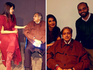Priyanka Chopra Jonas and Shashi Tharoor pose together&hellip;