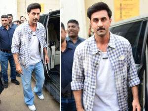 Ranbir Kapoor keeps it casual as he steps&hellip;
