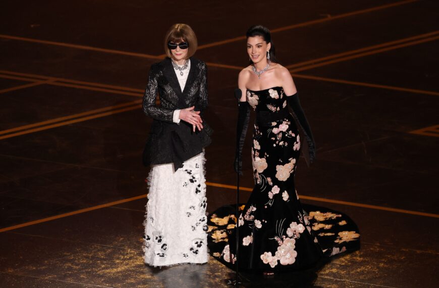 Anne Hathaway and Anna Wintour&hellip;