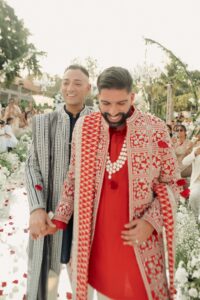 At this beach wedding in Thailand, the grooms&hellip;