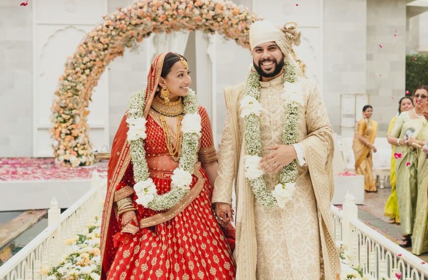 After 13 years and two proposals, this couple took each other’s names at their wedding in Jaipur