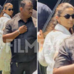 PHOTOS: Alia Bhatt Looks Ethereal in a White Traditional Ensemble in Juhu