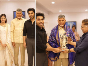 AP Chief Minister meets Allu Sirish and Nayanika&hellip;