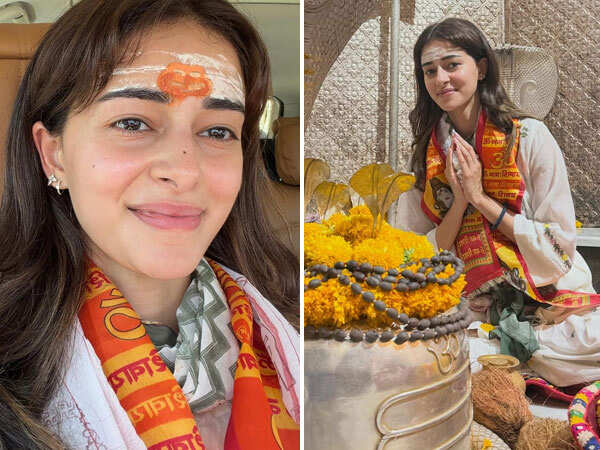 Ananya Panday Seeks Blessings At Dwarkaâs Nageshwar Temple With Family