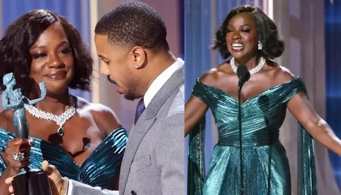 Viola Davis’ Jaw Dropping Reaction While Announcing Michael B Jordan’s Win At SAG-AFTRA Awards