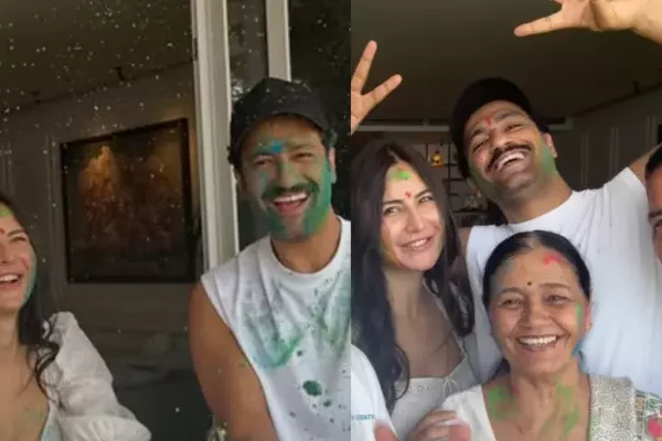 Katrina Kaif And Vicky Kaushal Celebrate First Holi…