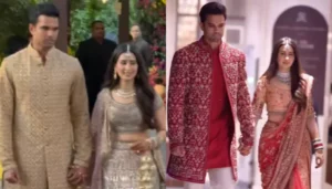 Arjun Tendulkar’s Bride, Saaniya Chandok Wore Red-Hued Nauvari&hellip;