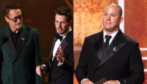 Oscars 2026: Robert Downey Gifts Chris Evans Channing&hellip;