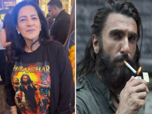 Photos: Ranveer Singhâs Mother Anju Bhavnani Wears Customised&hellip;