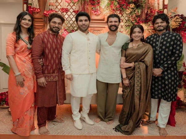 Pics: Ram Charan Allu Arjun Attend Allu Sirishâs Wedding Week Festivities