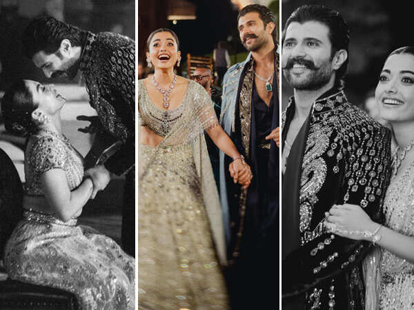 PHOTOS: Rashmika Mandanna and Vijay Deverakonda Reminisce Their Sangeet Night