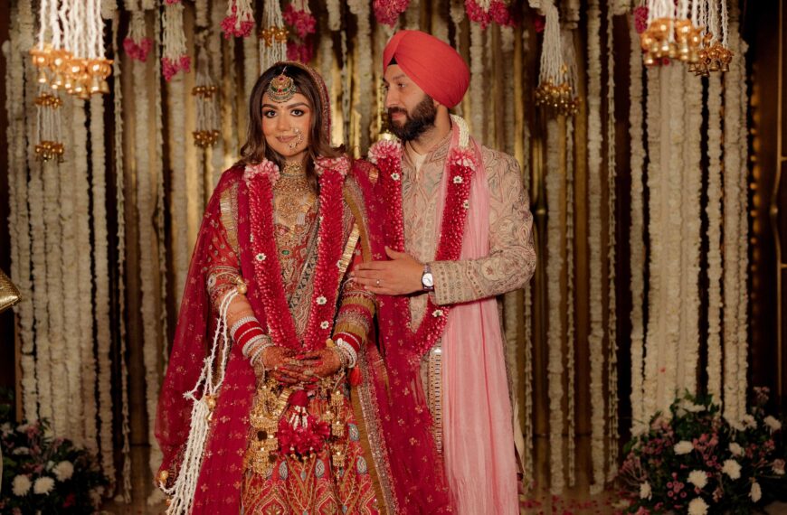 This Sikh wedding in Delhi began with a Moroccan-inspired mehendi
