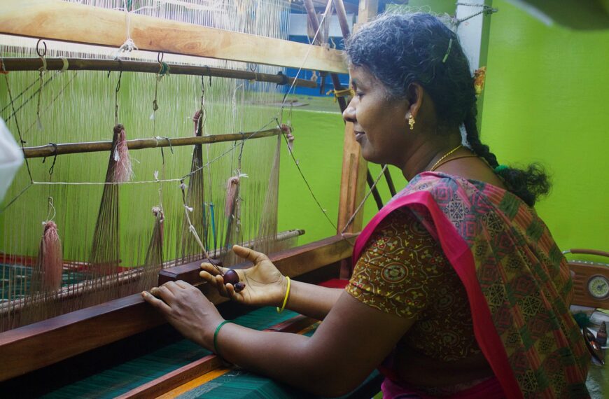 The Negamam sari is one…