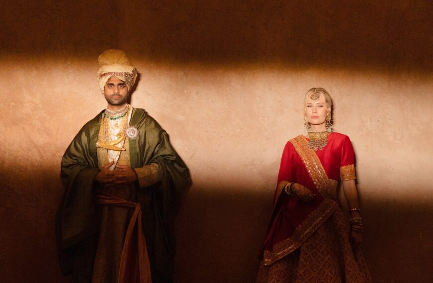 This wedding in Rajasthan brought together Scandinavian minimalism and Indian grandeur