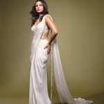 Alia Bhatt’s custom Gaurav Gupta sari featured cascading mogra detailing