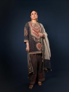 Kareena Kapoor Khan’s kurta set balances Ajrakh motifs&hellip;