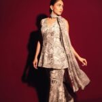 Mrunal Thakur’s monochromatic kurta set channels a noughties graphic mood