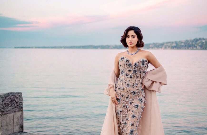 Janhvi Kapoor’s Geneva style diary included embellished gowns, tonal suits and preppy off-duty layers